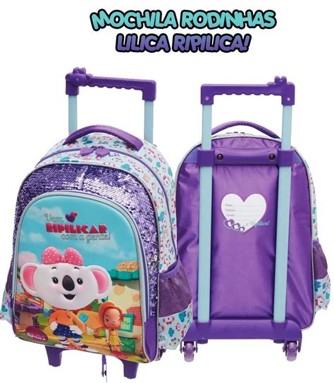 mochila lilica ripilica rodinha